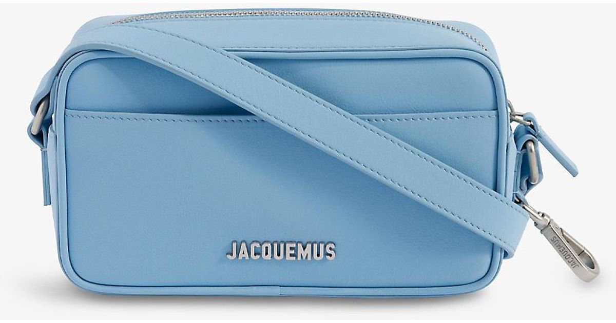 Jacquemus Le Leather Crossbody Bag in Light Blue (Blue) for Men Lyst Australia