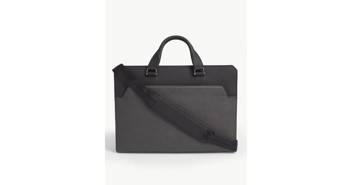 Tumi Ashton Double Zip Briefcase in Grey for Men Lyst UK