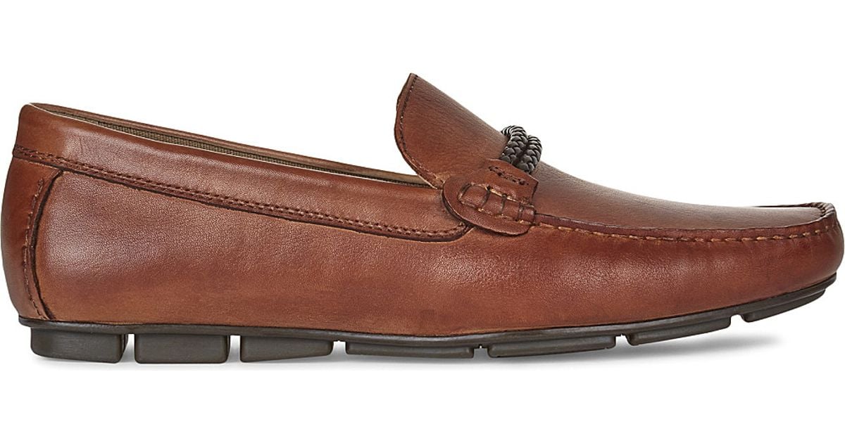 ALDO Fildes Leather Driving Shoes in Cognac (Brown) for ALDO Fildes Leather Driving Shoes in Cognac (Brown) for