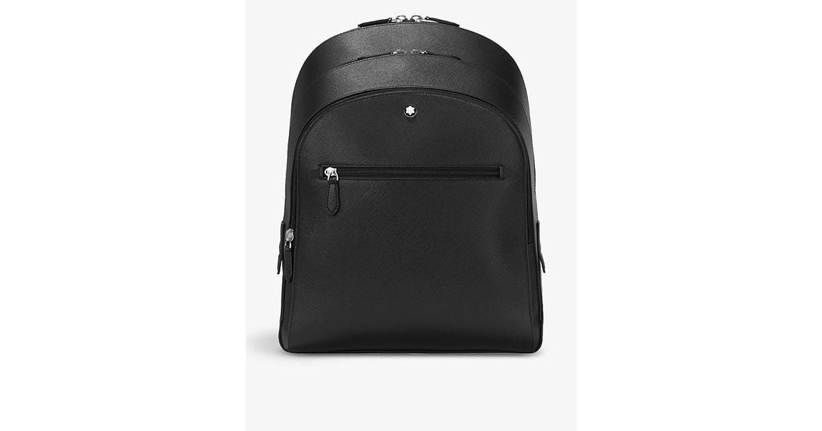 Montblanc Sartorial Medium Grainedleather Backpack in Black for Men Lyst
