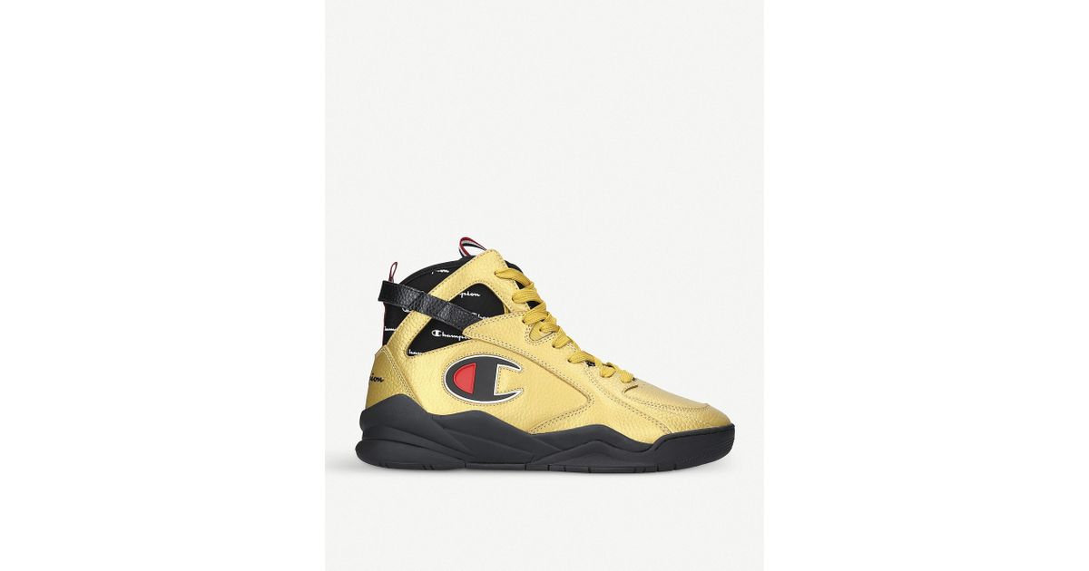 champion gold sneakers