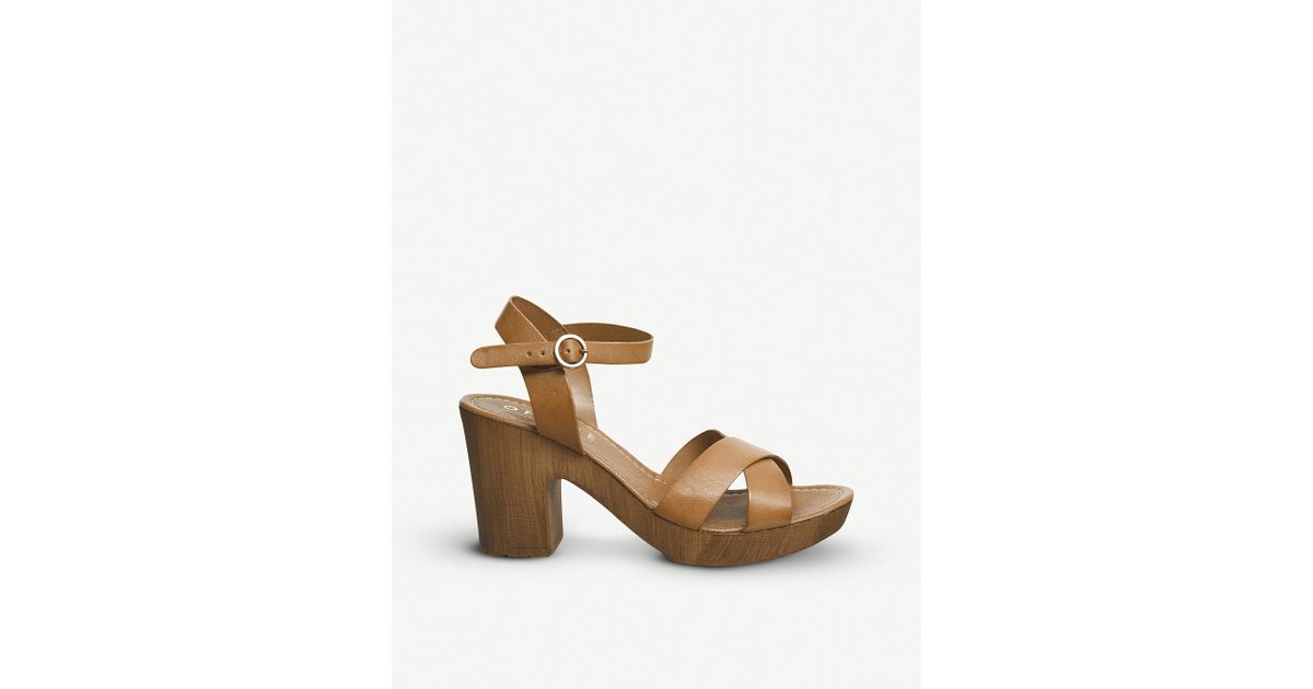 office morelle wood sandals