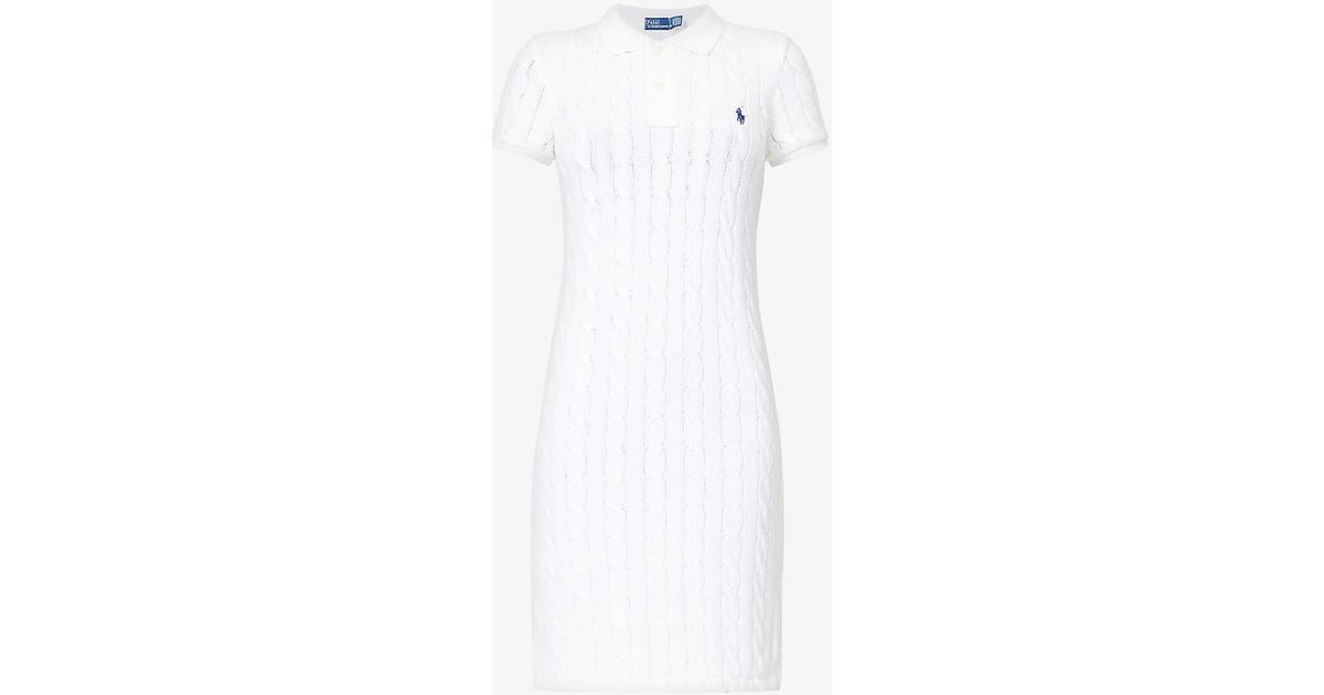 Polo Ralph Lauren
 Embroidered Eyelet Midi-Dress main image 0