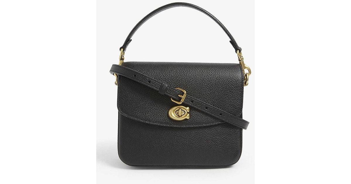 COACH Cassie 19 Leather Crossbody Bag in Black Lyst