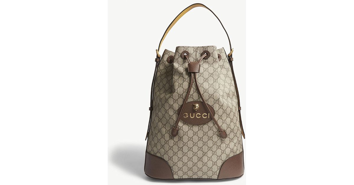 Gucci GG Supreme Neo Vintage Drawstring Backpack (SHG-8JRoJu) – LuxeDH