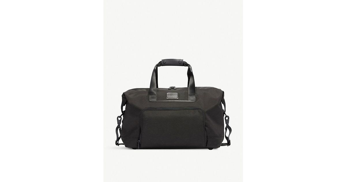 Tumi Double Expansion Travel Satchel in Black Lyst