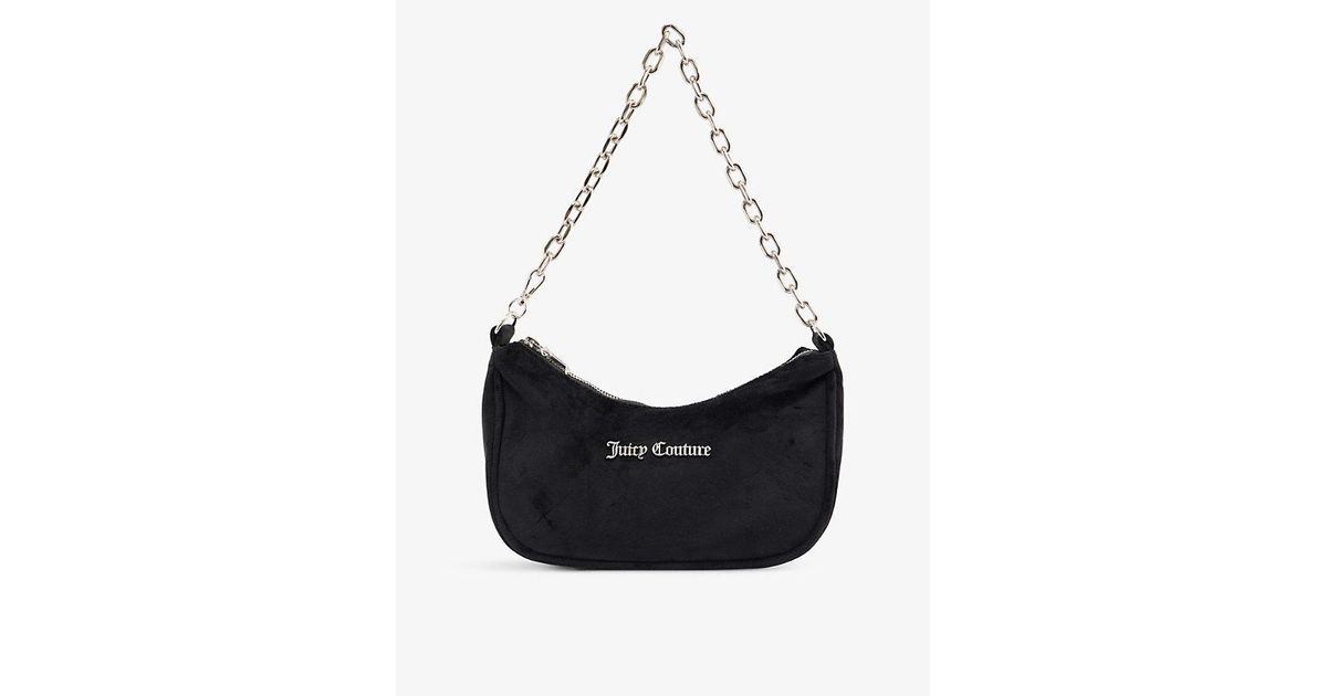 Juicy couture black shoulder bag clearance