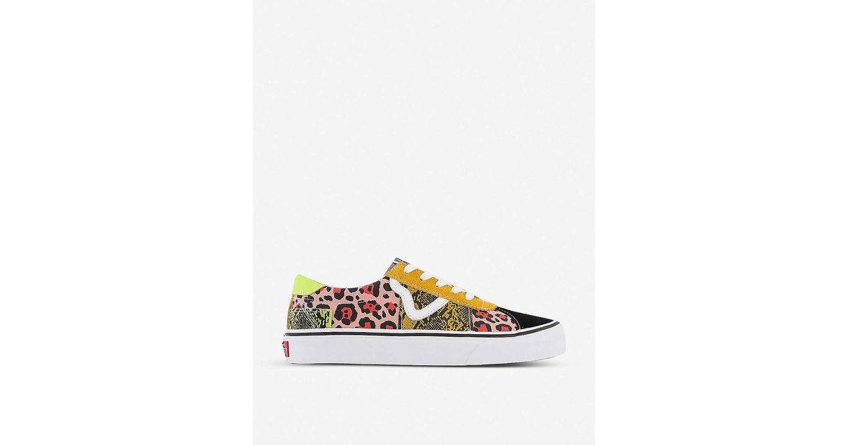 vans sport mixed print sneaker