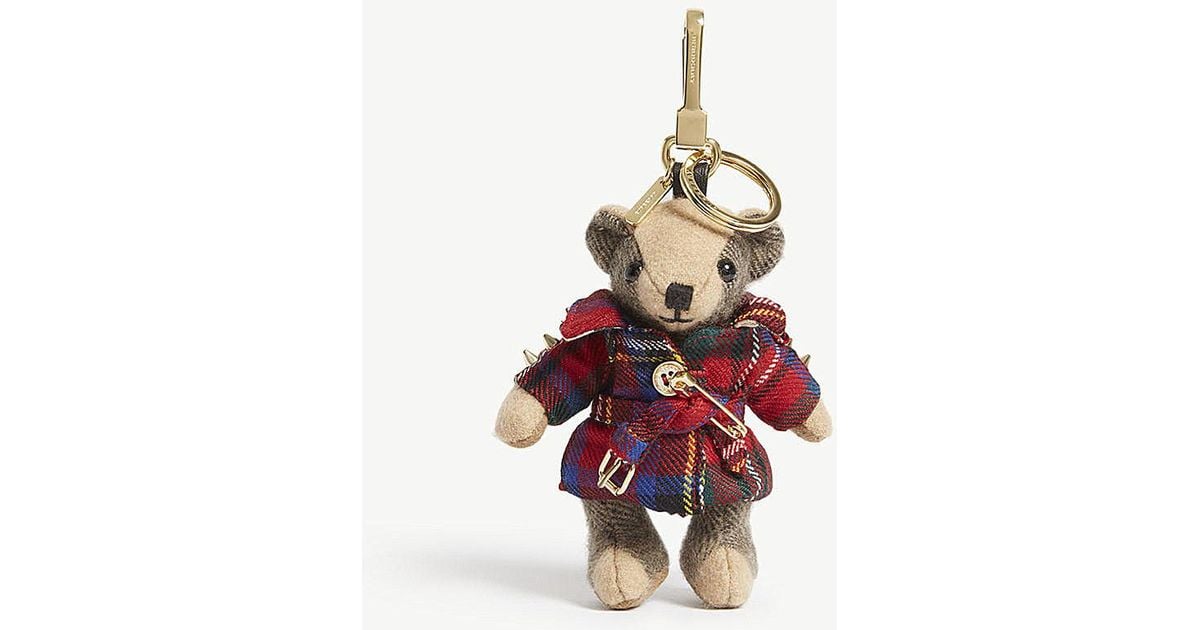 burberry teddy bear keychain