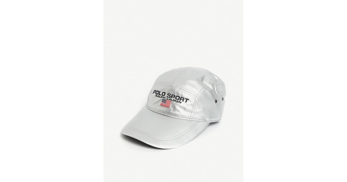 Polo Ralph Lauren Polo Ralph Lauren Silver 5 Panel Cap in Metallic for
