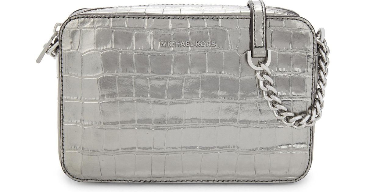 michael kors gunmetal handbag