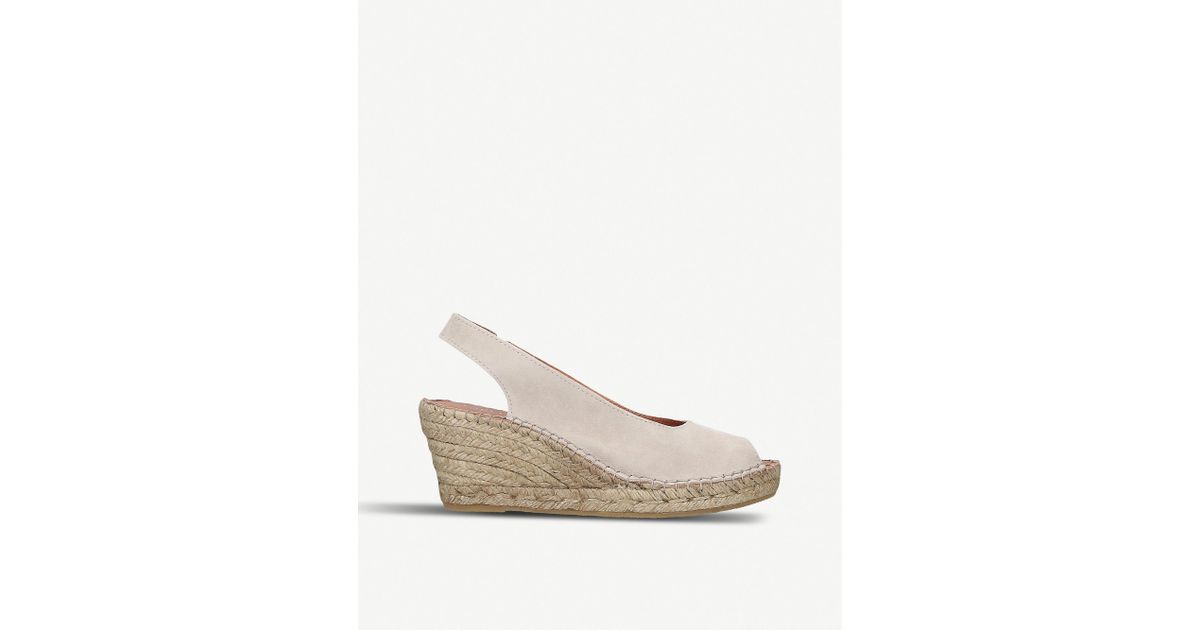 Carvela Kurt Geiger Sharon Suede Slingback Wedge Sandals - Save 4% - Lyst