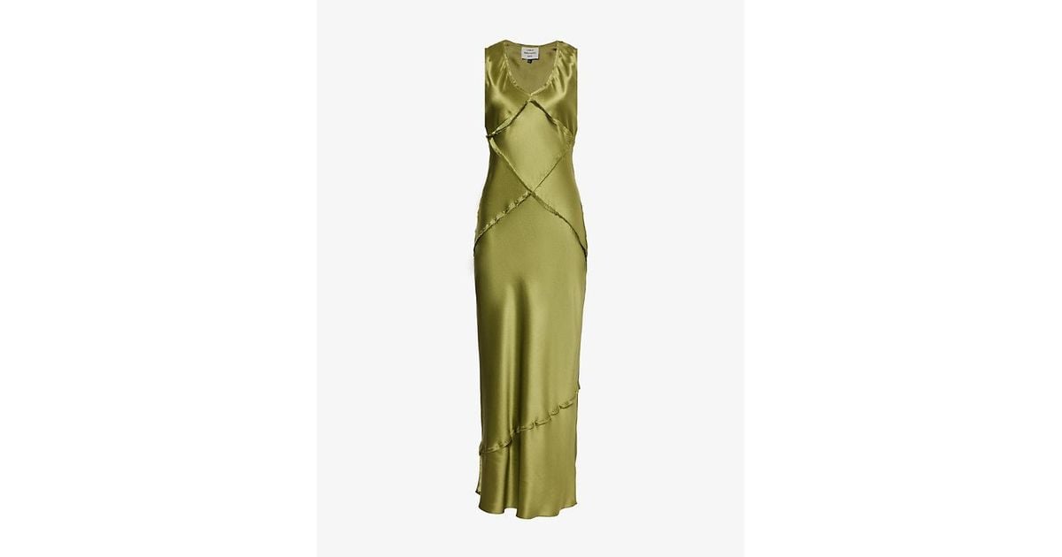 taylor silk dress reformation Reformation Tullamore Silk Dress by Revolve