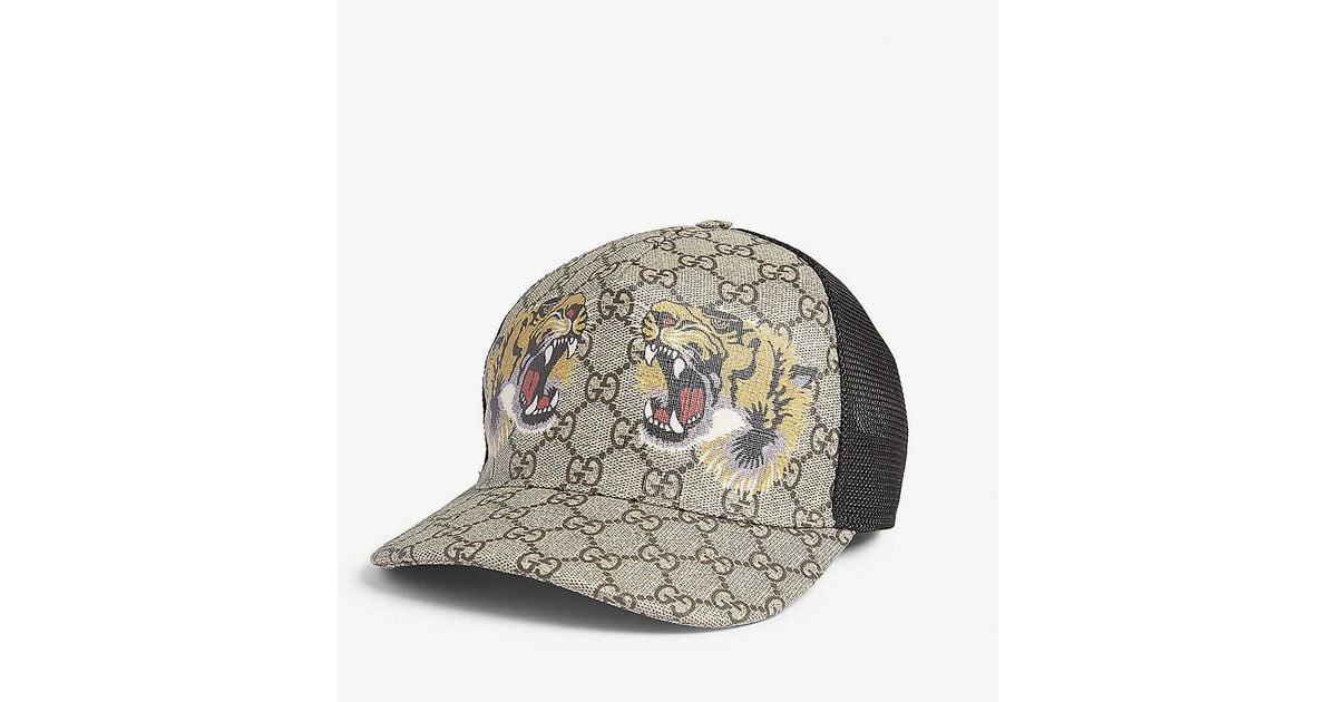 gucci hat with tiger