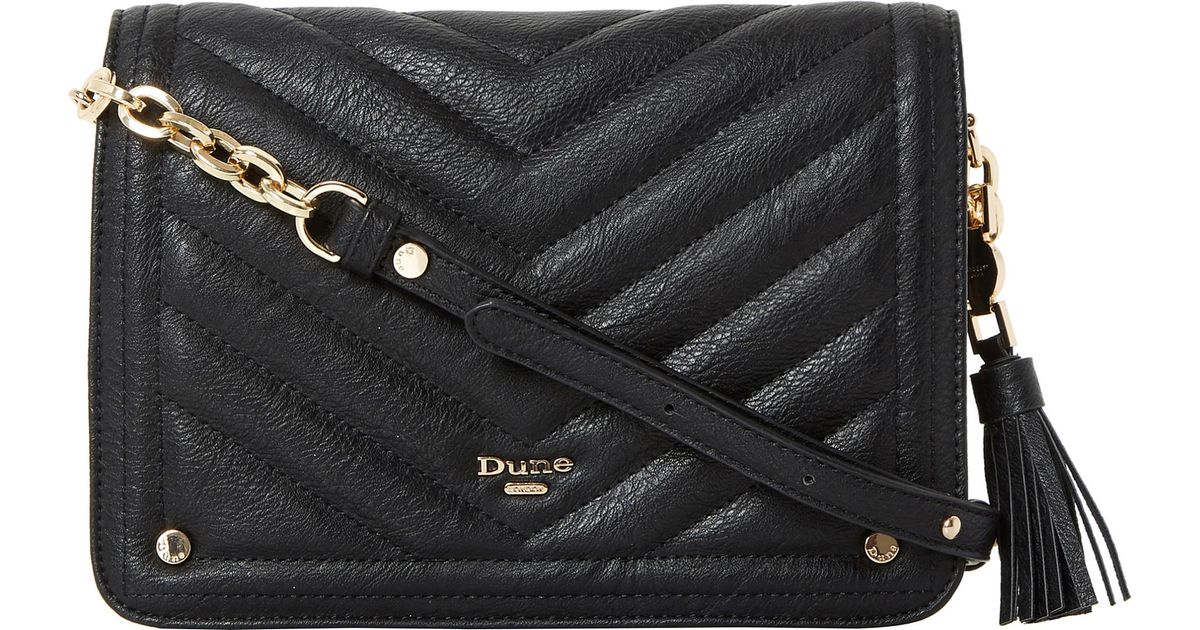 dune black cross body bag