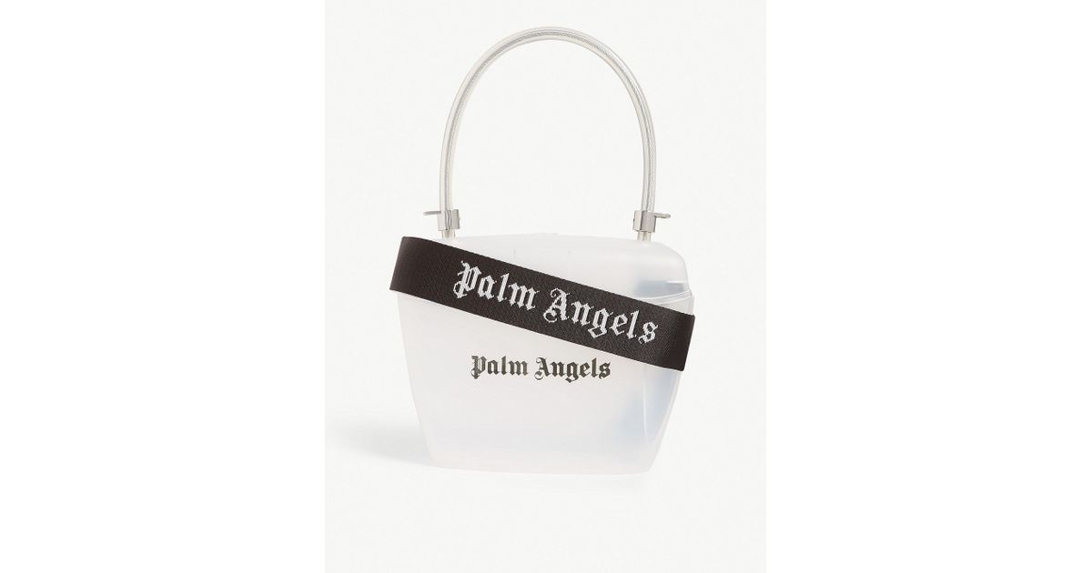 Palm Angels Padlock Cross-body Bag in White | Lyst