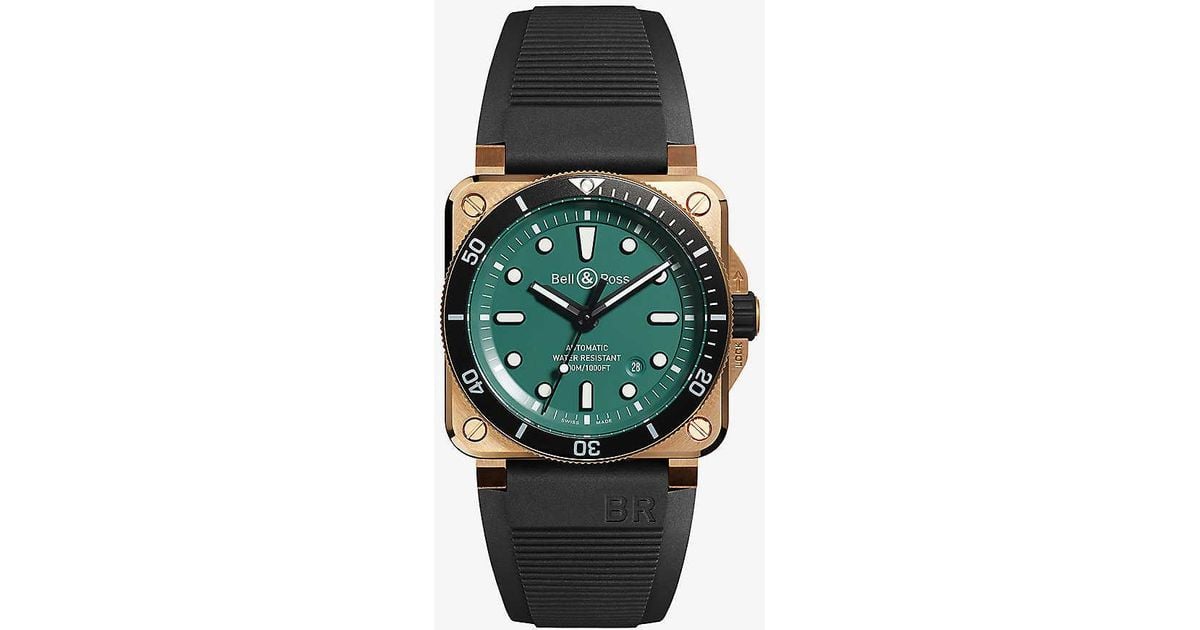 Bell & ross diver green bronze deals