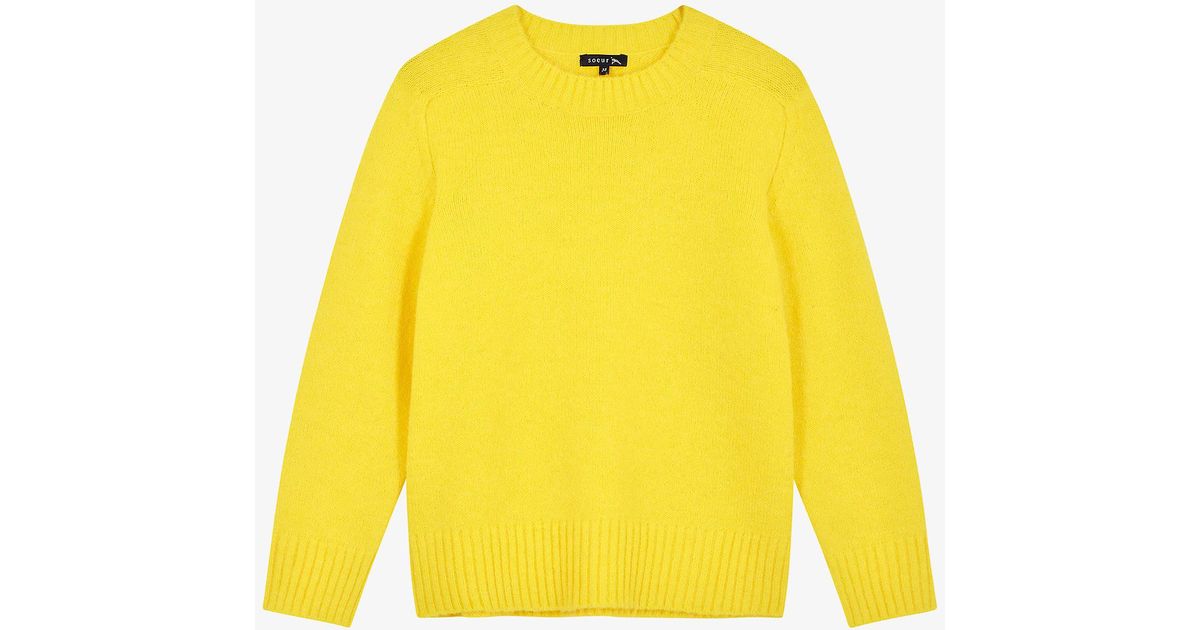 Soeur Synthetic Envie Polyamide Sweater in Yellow | Lyst