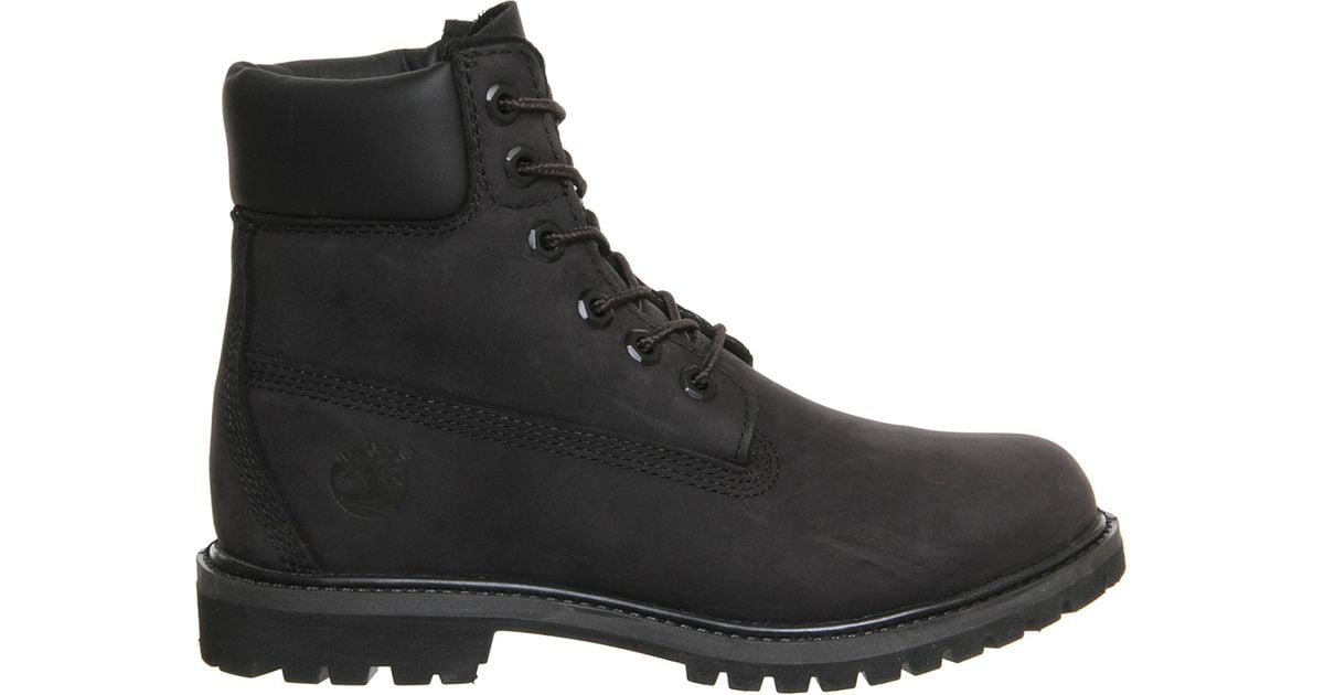 timberland premium 6 inch boot black