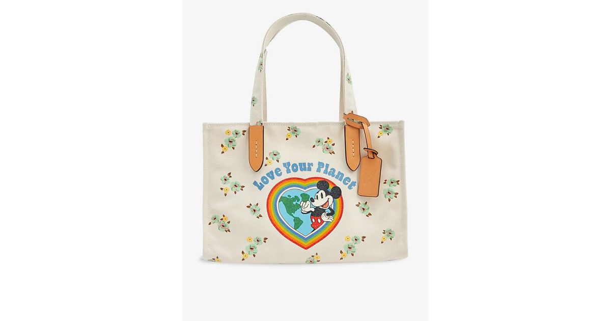 Disney tote bag discount canvas