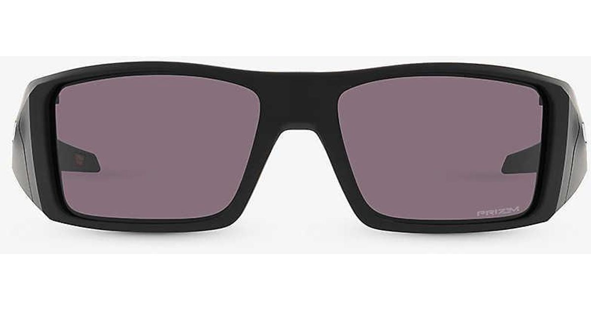 Oakley Oo9231 Heliostat Rectangleframe Acetate Sunglasses in Black Lyst