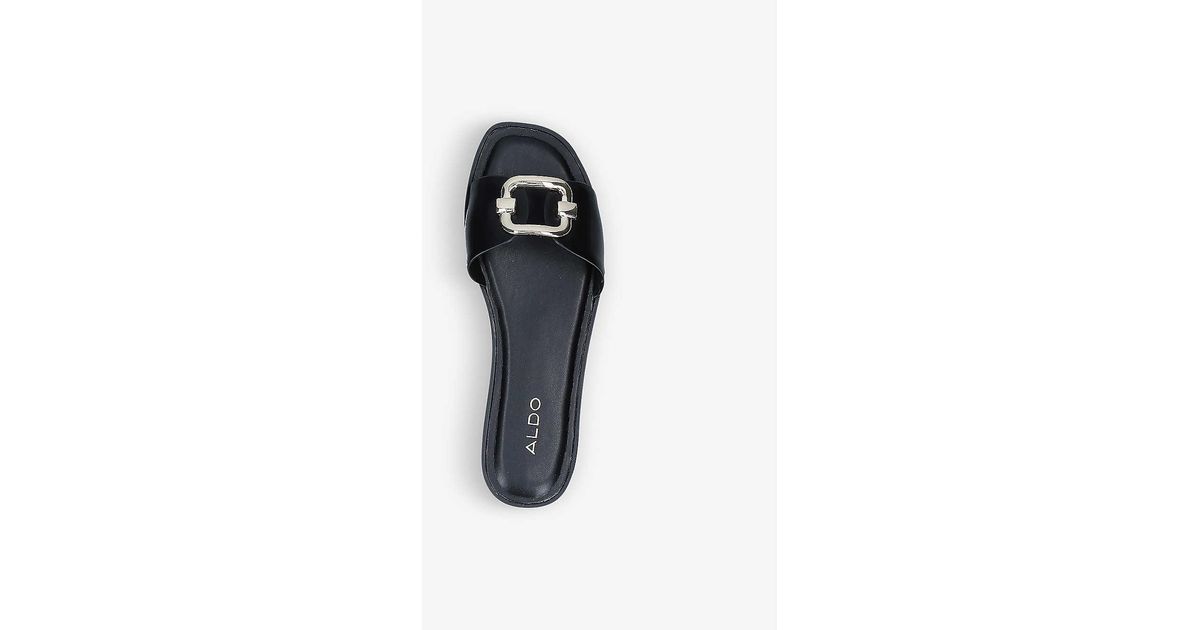 aldo slides black