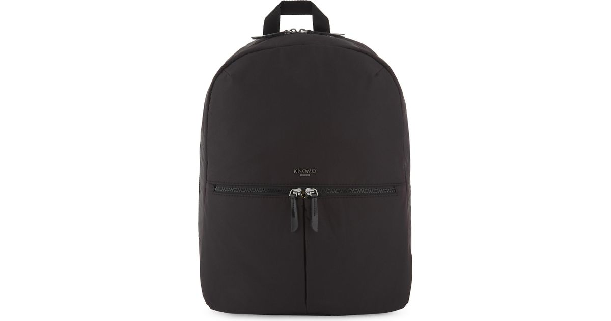 Knomo Leather Berlin 15&quot; Laptop Backpack in Black - Lyst