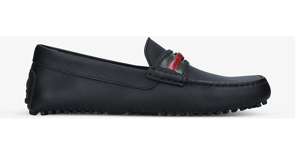 Gucci Ayrton Logo-embellished Leather 