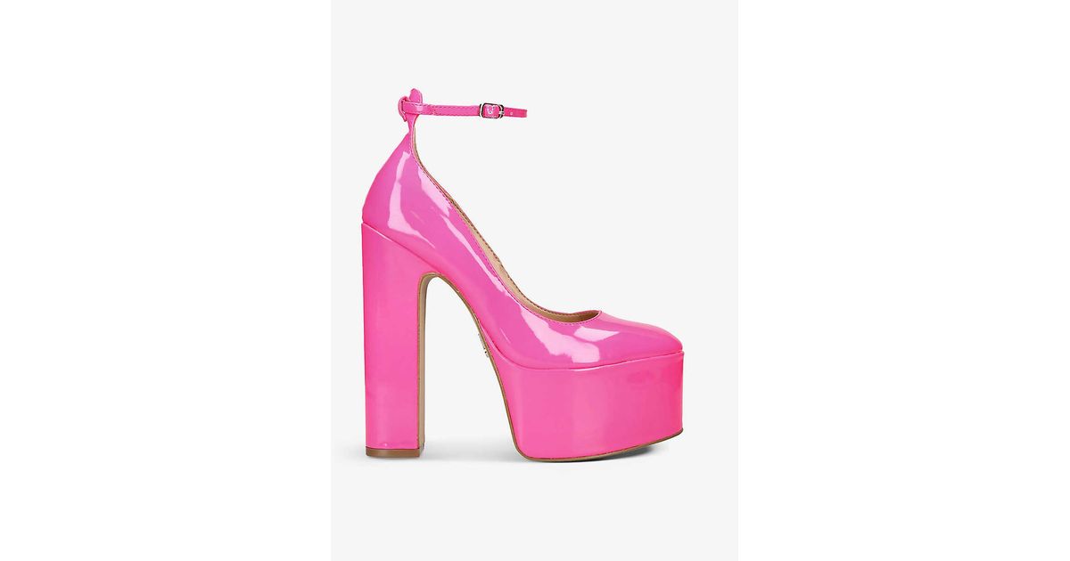 Steve Madden Skyrise Platform Patent Courts in Pink | Lyst