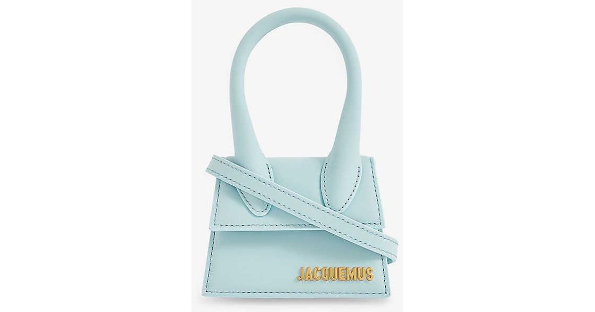 Jacquemus Le Chiquito Mini Leather Cross-body Bag in Blue | Lyst UK