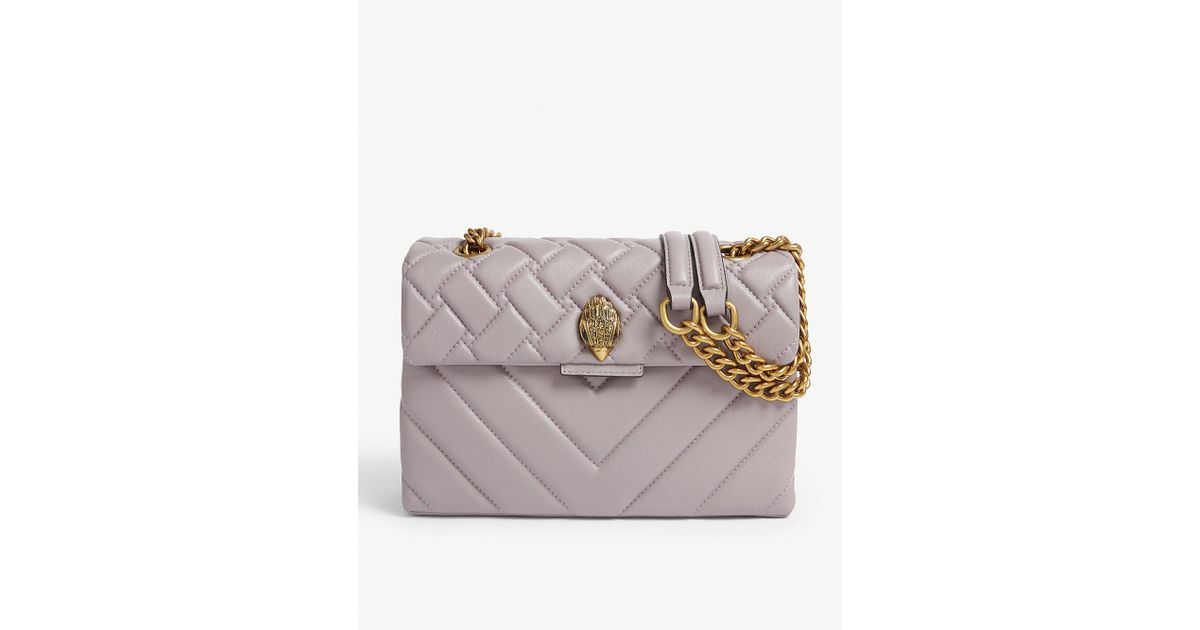 kensington quilted leather shoulder bag