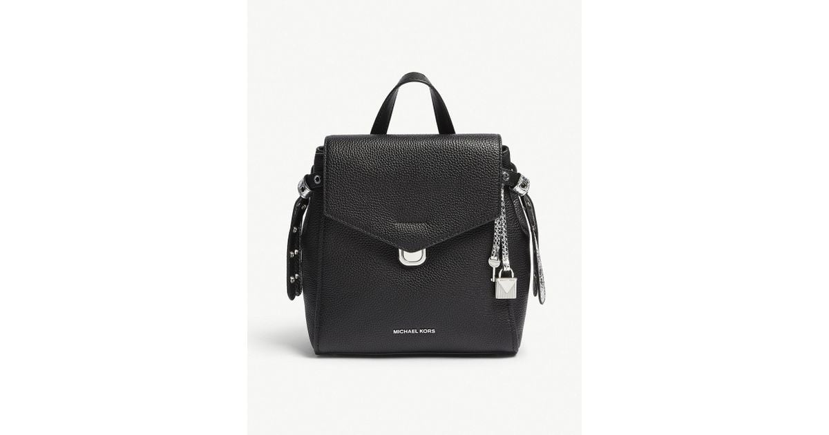 michael kors bristol small leather backpack