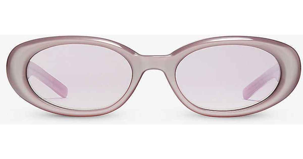 Gentle Monster Bandoneon S Pc5 Ovalframe Acetate Sunglasses Lyst UK