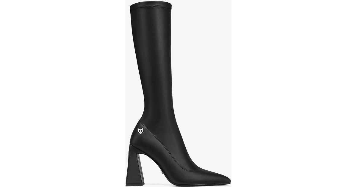 Naked Wolfe Vapor Stretchy Knee High Boots In Black Lyst Uk