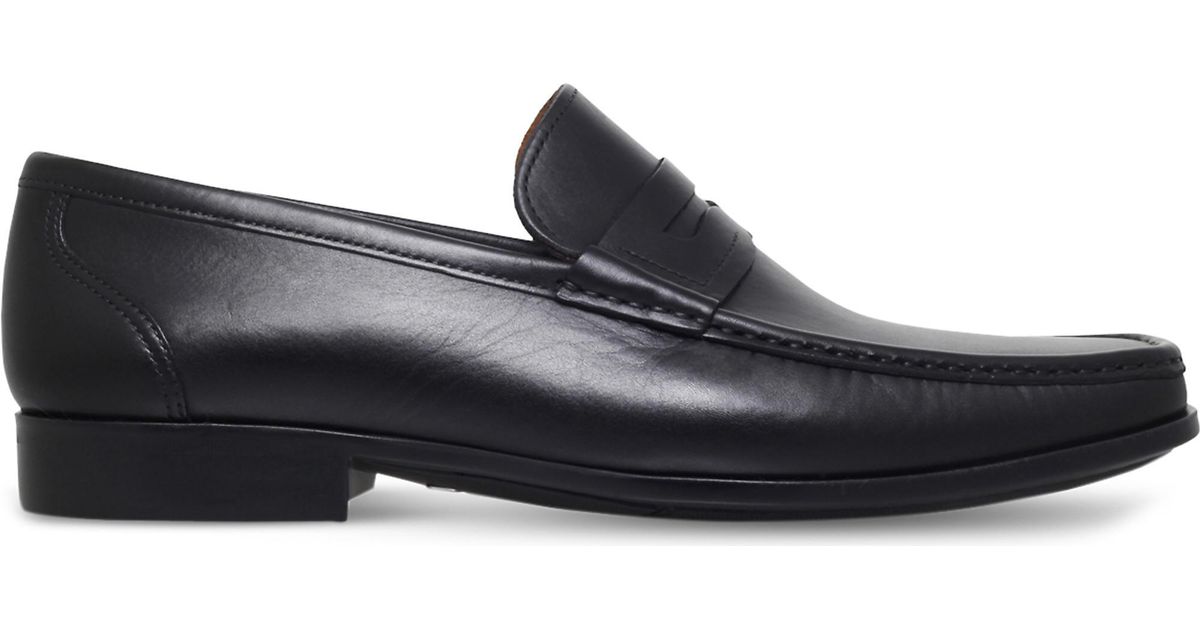 magnanni black loafers