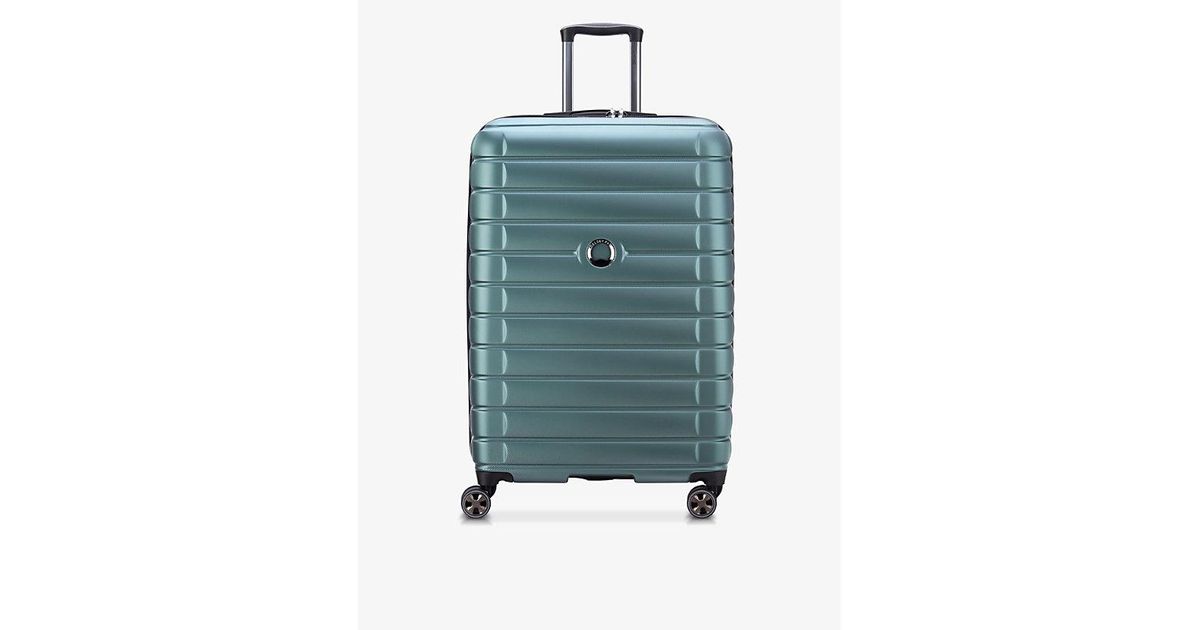 Delsey Shadow 5.0 Doublewheel Woven Suitcase 75cm in Blue Lyst