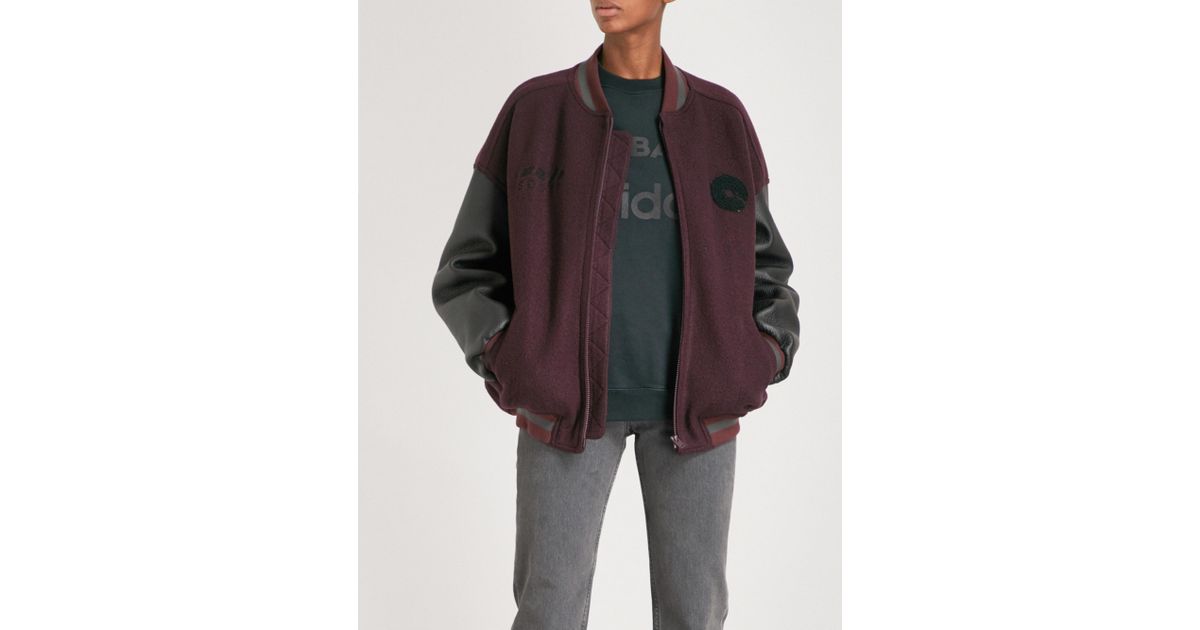 yeezy wool bomber