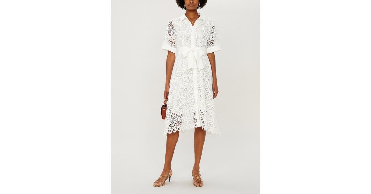 Maje embroidered hotsell daisy dress