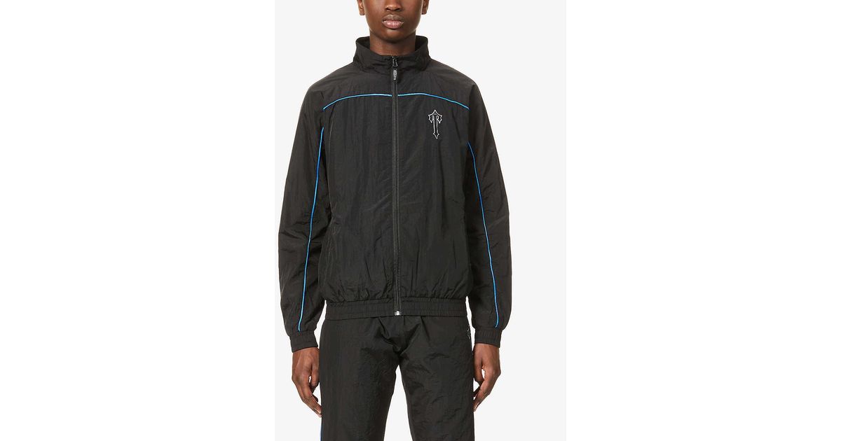 Trapstar Irongate Branded Shell Jacket in Black for Men | Lyst Canada