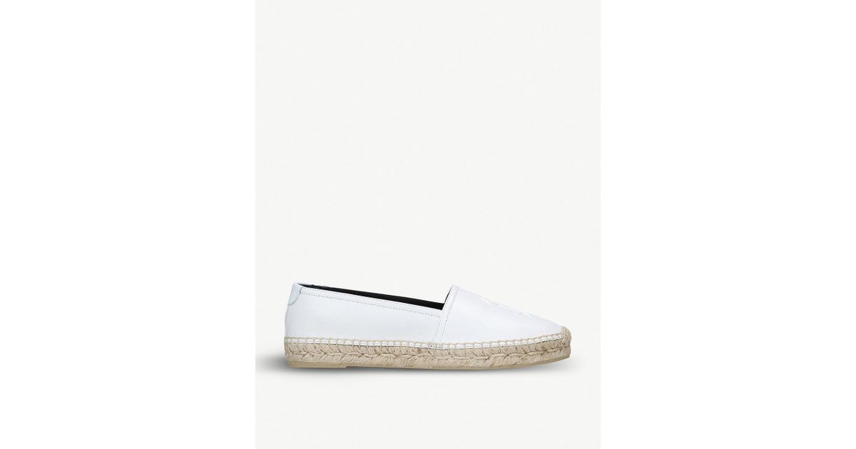 ysl espadrilles white