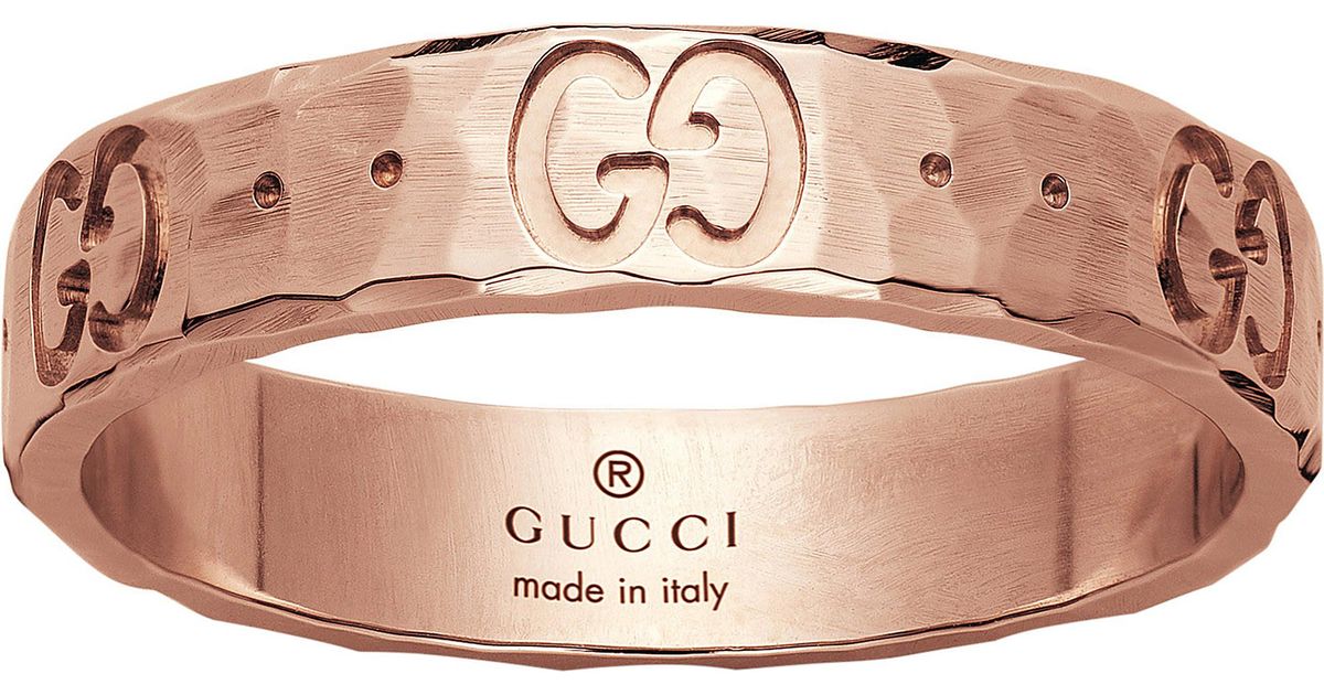 gucci rose gold ring