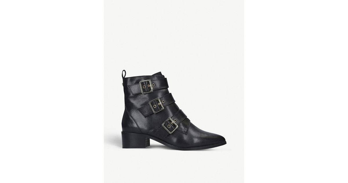 carvela leather ankle boots