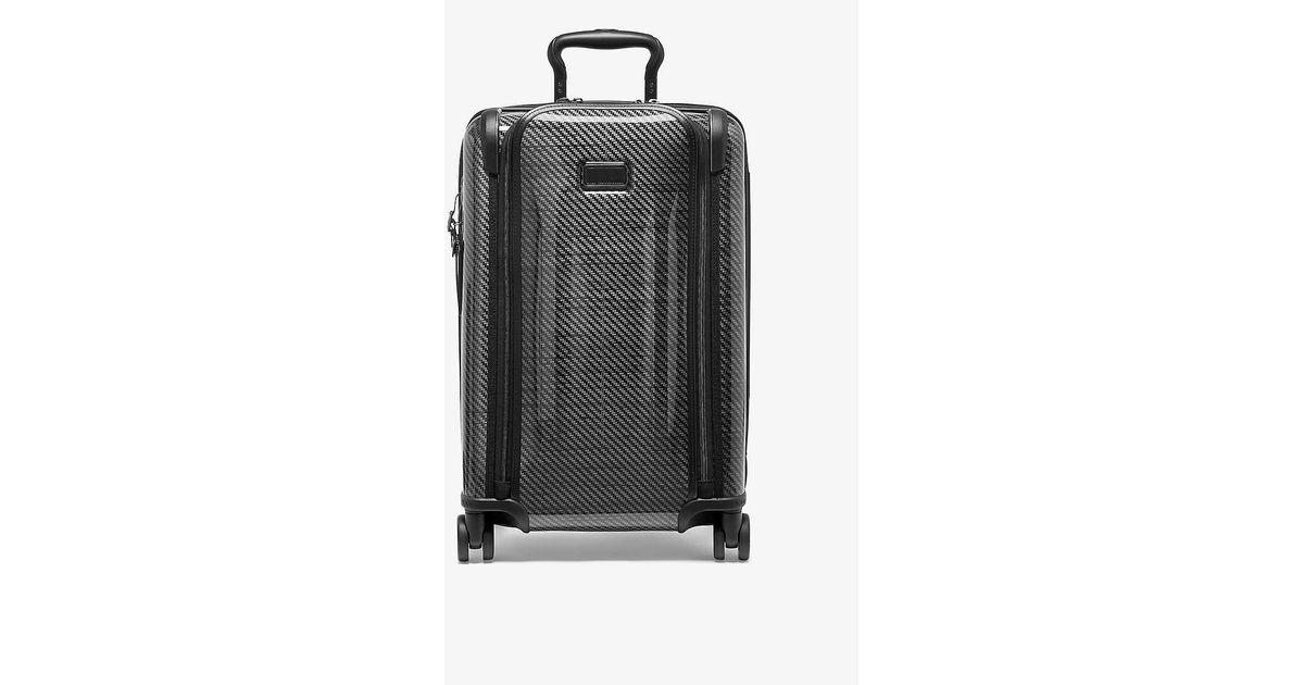 Tumi International Expandable Fourwheel Hardshell Carryon Suitcase in Black Lyst