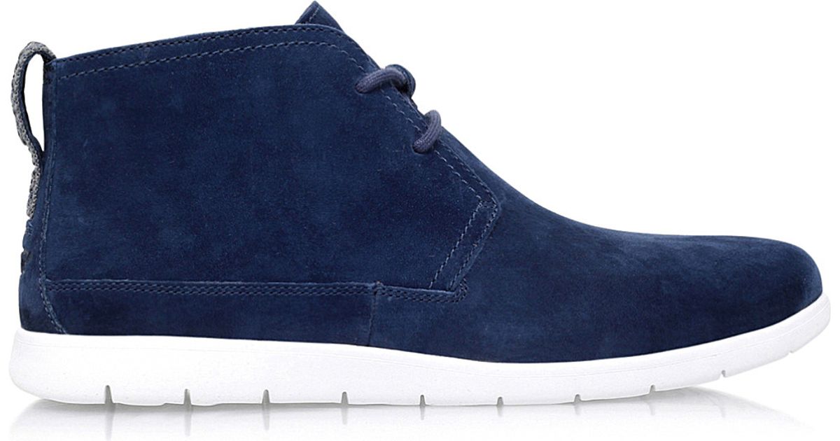 UGG Freamon Suede Chukka Boots in Blue for Men | Lyst