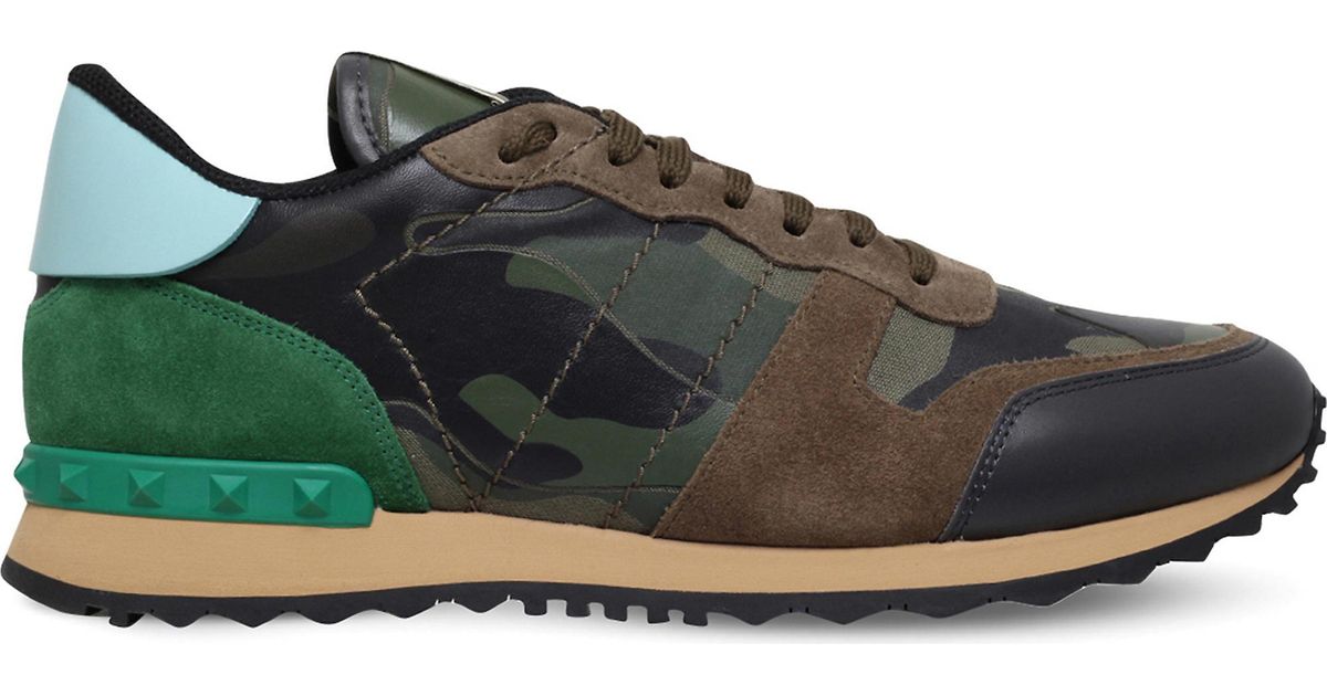 valentino green trainers