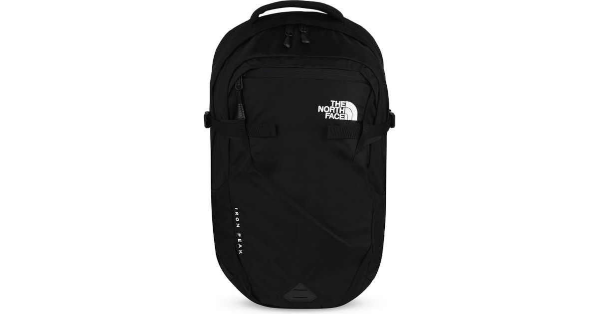Face Fleece Iron Peak Backpack in Nero 