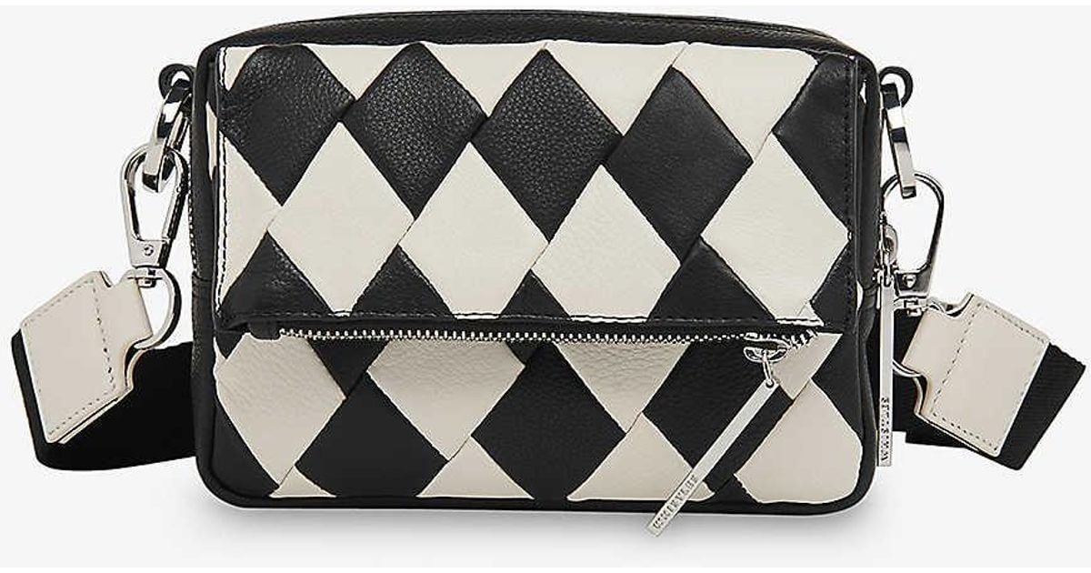 Whistles Limited Bibi Patchwork Leather Crossbody Bag in Black Lyst