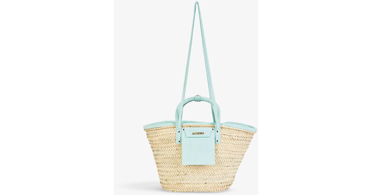 jacquemus le panier soleil straw bag