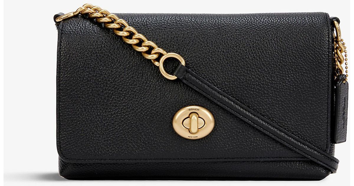 COACH Crosstown Pebbledleather Crossbody Bag in Black Lyst Australia