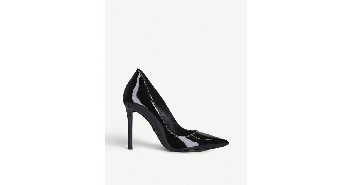 black leather courts